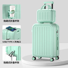 Small Cup Holder Trolley Suitcase