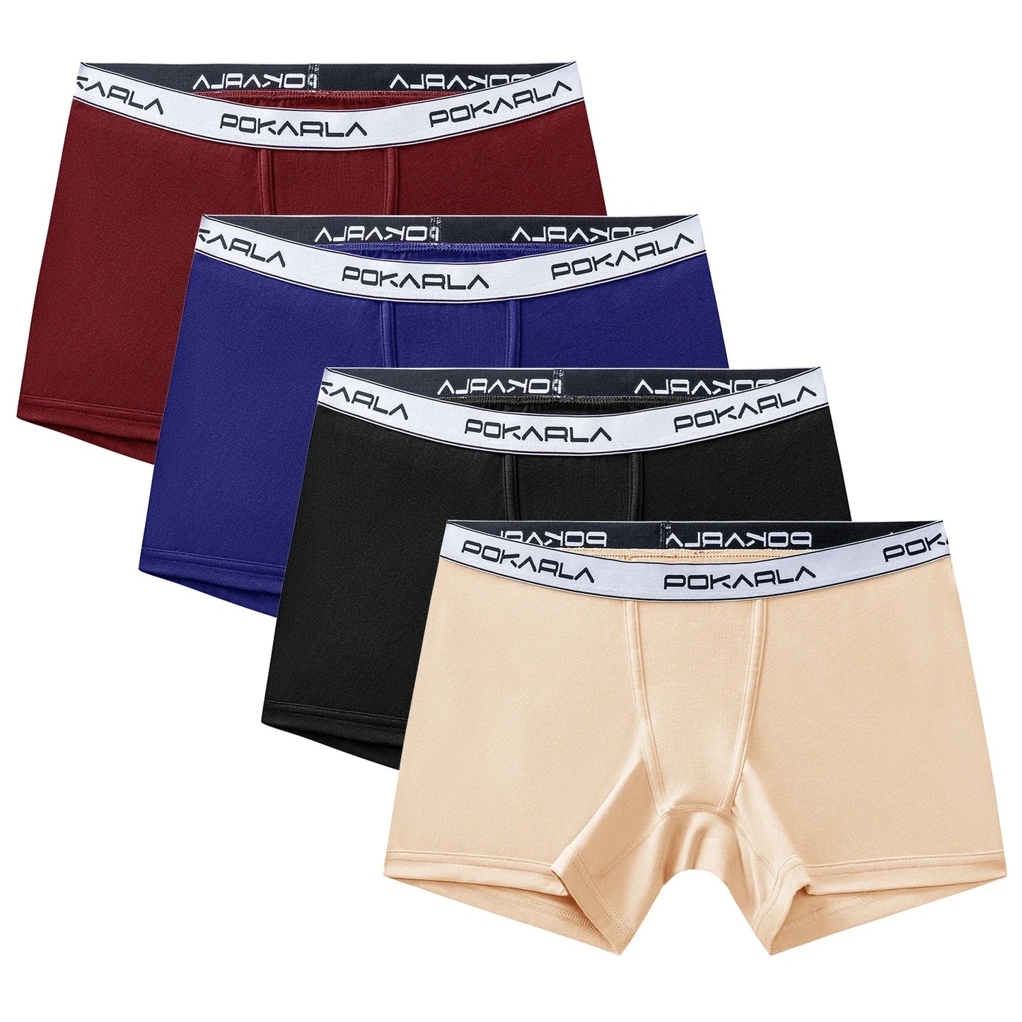 Molasus 4pcs Women's Boxer Briefs