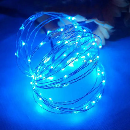 LED Copper Wire Battery-Powered Fairy String Lights