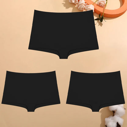 FINETOO 3PCS Cotton Boyshorts