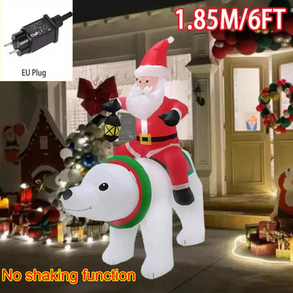 Christmas Inflatable Decoration Built-in LED Lights Inflatable Model