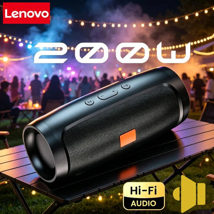 Lenovo FM Portable Bluetooth 5.4 Wireless Outdoor Speaker
