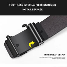 Genuine Leather Metal Automatic Buckle Belt