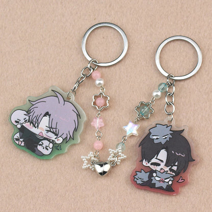 2-Piece Alien Stage Ivan & Till Anime Acrylic Keychain Set
