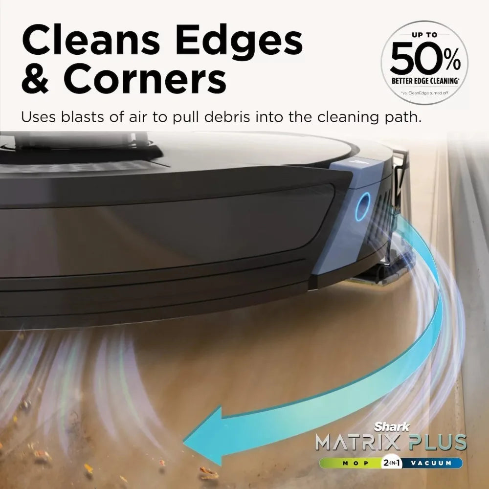 Matrix Plus 2-in-1 Robot Vacuum & Sonic Mop with HEPA Self-Empty Base