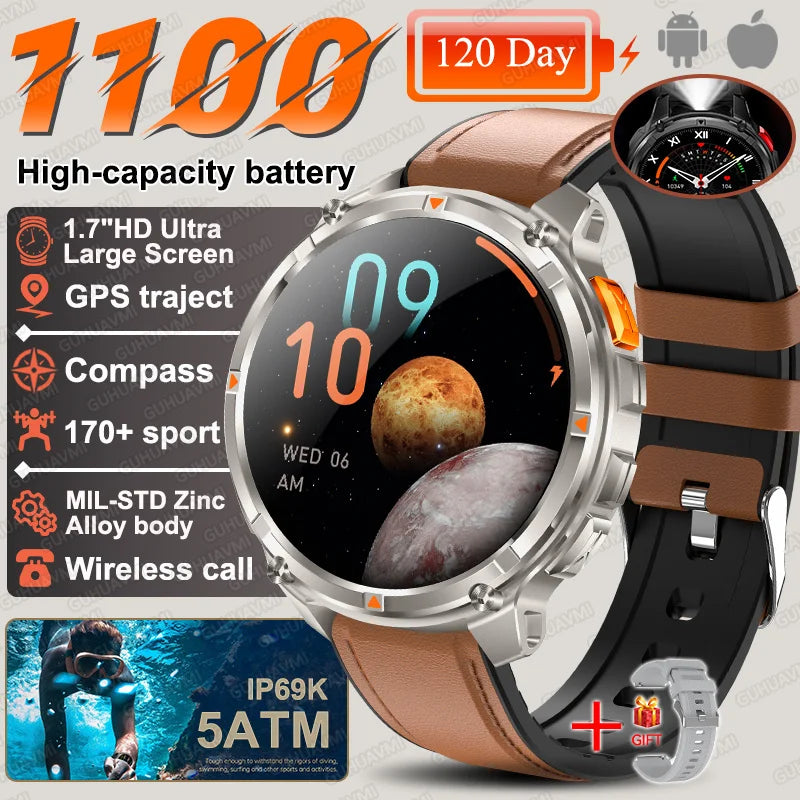 T-Rex3 Pro 1100mAh Battery Smart Watch