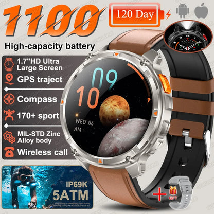 T-Rex3 Pro 1100mAh Battery Smart Watch