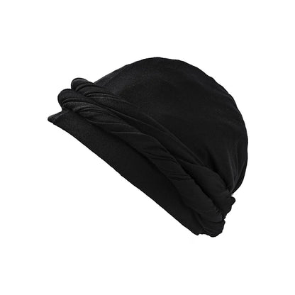 Burr Trim Twisted Tail Fringe Cotton Bandana Hat