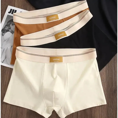 3Pcs Comfortable Breathable Cotton Boxer Shorts