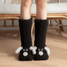 Animal Face Warm Carpet Socks