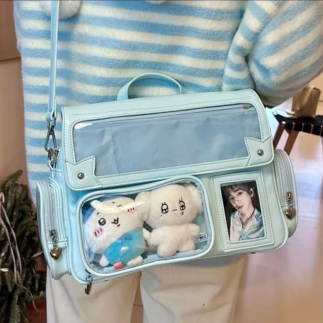 Y2K Harajuku Transparent Window Ita Bag Crossbody Shoulder Bag