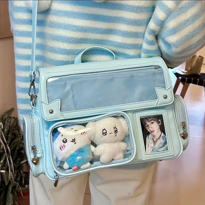 Y2K Harajuku Transparent Window Ita Bag Crossbody Shoulder Bag