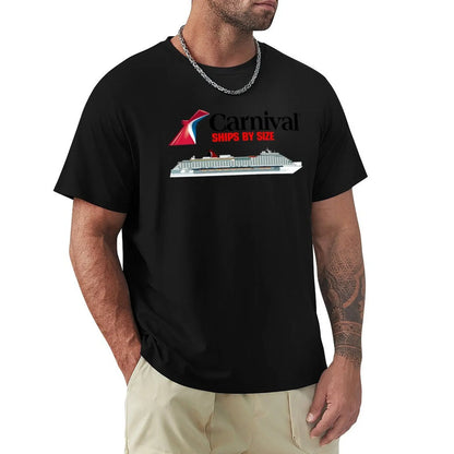 Carnival Cruise Ships by the Sea Men's Short-Sleeve T-Shirt