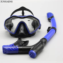 Anti-Fog Silicone Tempered Glass Snorkeling Mask
