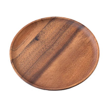 Round Wooden Dinner Plates