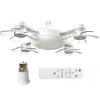 Modern Socket Ceiling Fan Light with Remote