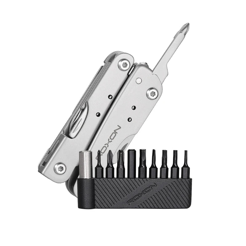ROXON M2 14 in 1 Mini Small Lightweight Multitool with Folding Scissors