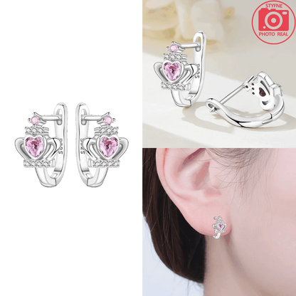 925 Sterling Silver Dancing Bee Hoop Earrings – Cute Enamel Zircon Jewelry