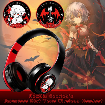 Anime Print Demon Slayer Headphones with Mic