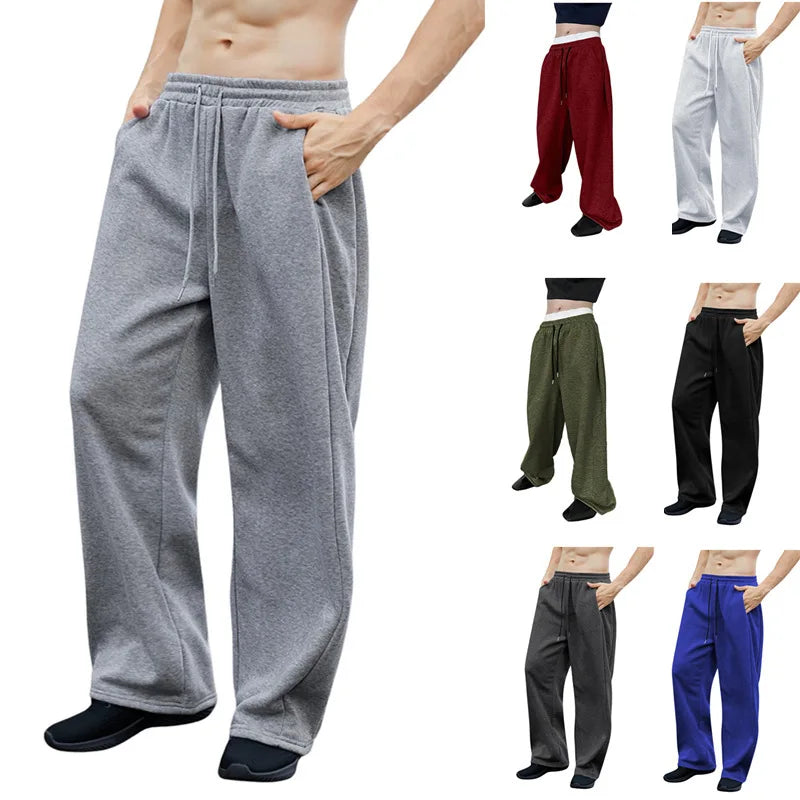 Straight Loose Fit Multi-pocket Joggers