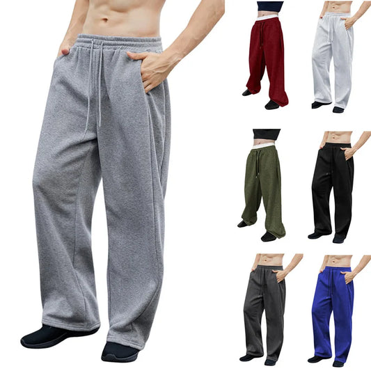 Straight Loose Fit Multi-pocket Joggers