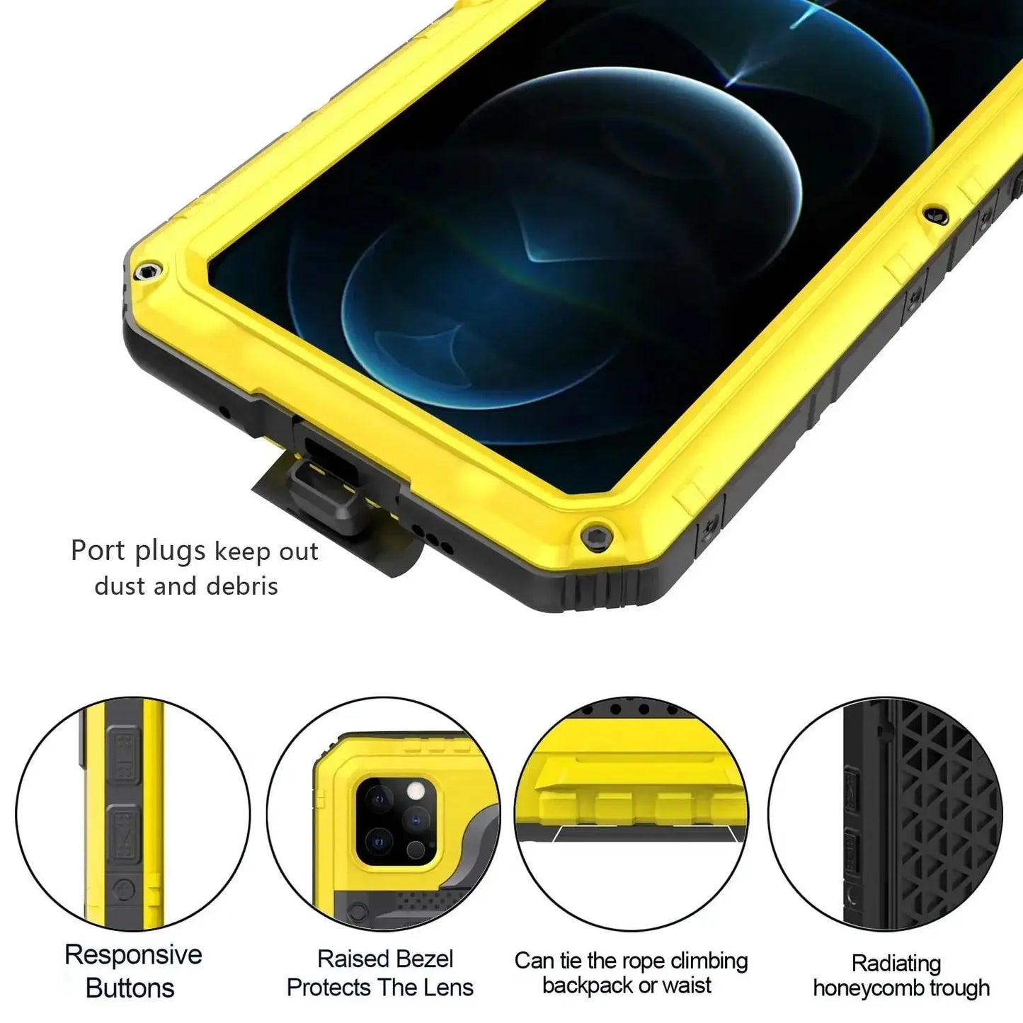 IP68 Waterproof Heavy Duty iPhone Armor Case