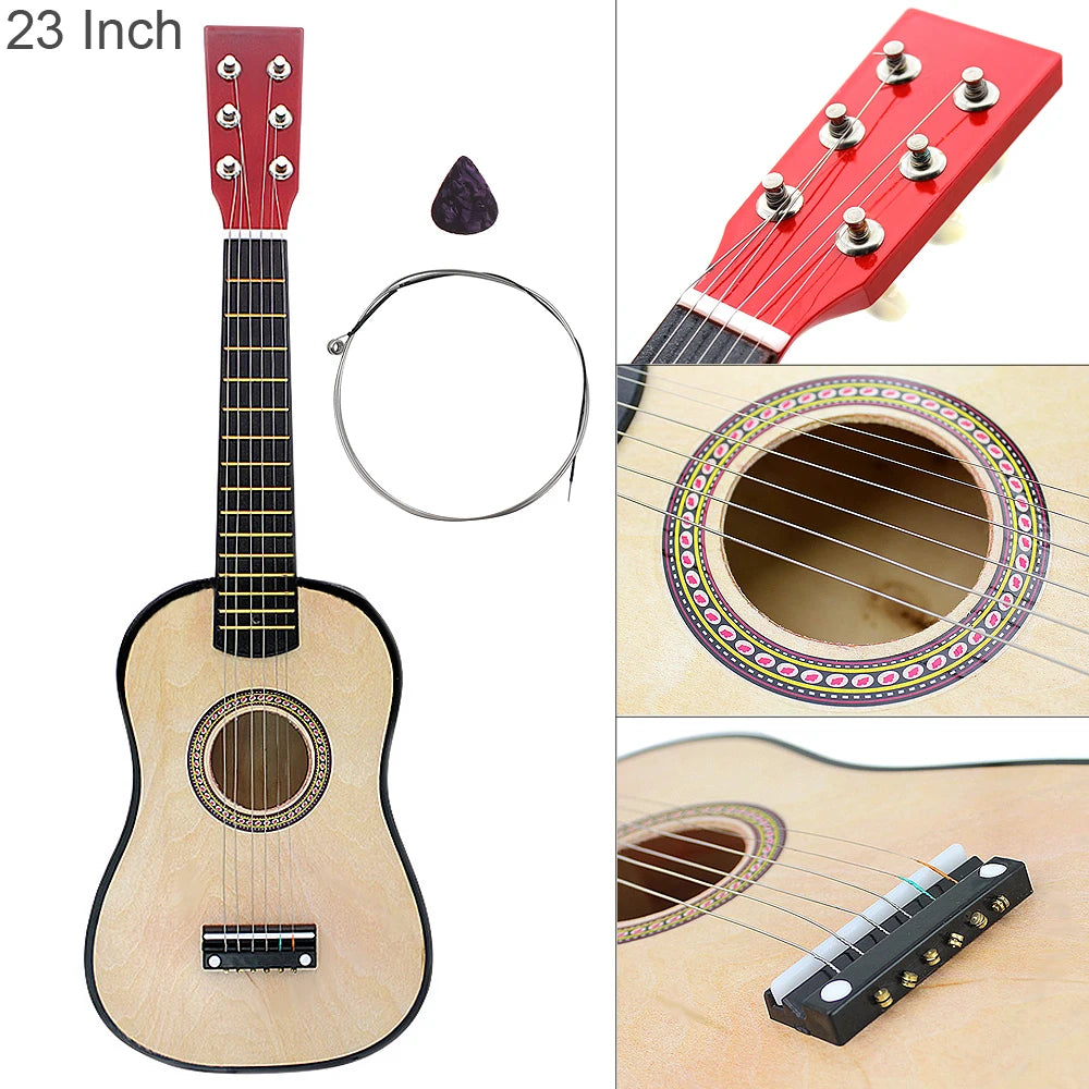 23" Acoustic Starter Guitar with Pick & Strings