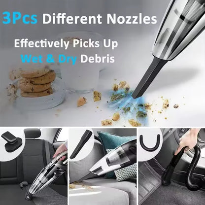 Wireless Handheld Car Vacuum Cleaner - High-Power Portable Cordless Cleaner