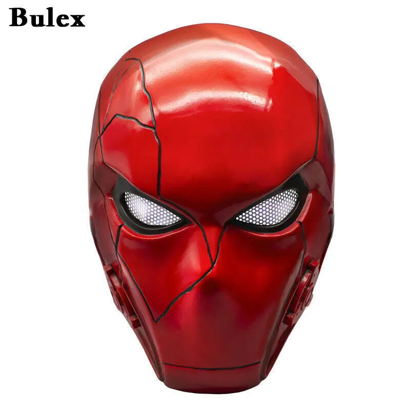 Red Hood Full-Head Cosplay Mask & Helmet