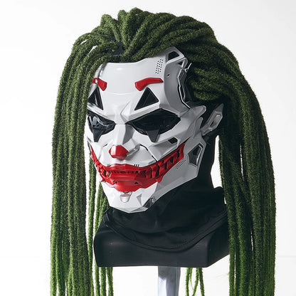 Futuristic Cyberpunk Geometric Mask