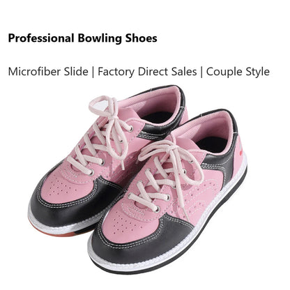 Rubber Sole with Super Fiber Slide Pad Bowling Shoes