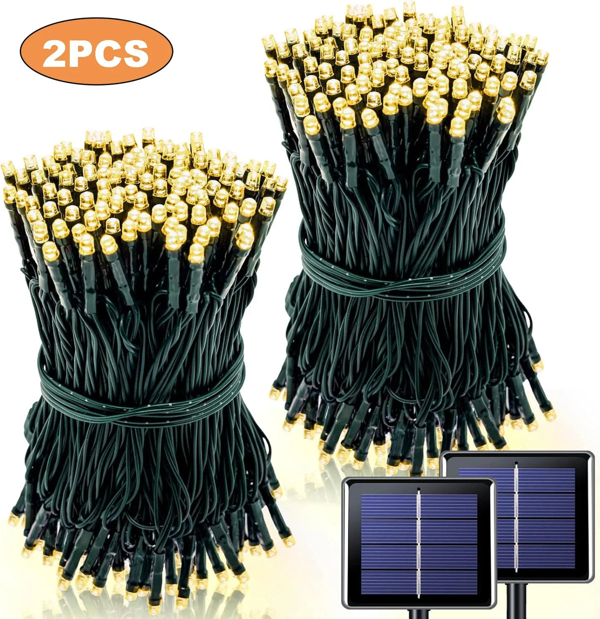 Outdoor Solar String Lights (100 LED / 8 Lighting Modes)