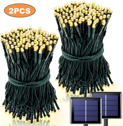 Outdoor Solar String Lights (100 LED / 8 Lighting Modes)