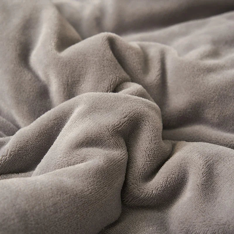Plush Thick Double Layer Fleece Blanket