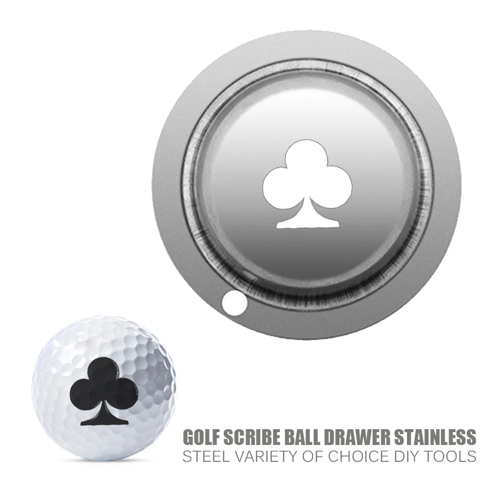 Stainless Steel Golf Ball Line Marker Stencil