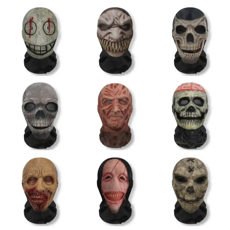 3D Printed Halloween Ghost & Skull Full Face Mask