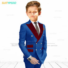 Slim Fit Peaked Lapel Formal Blazer and Pants Two Piece Suit
