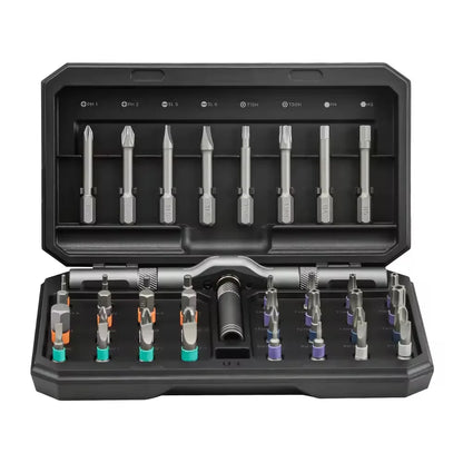 42 in 1 Magnetic Screwdriver Set with Detachable Ratchet Handle