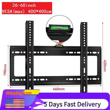 Low Profile Flat Universal Tv Wall Mount 26-60" Adjustable