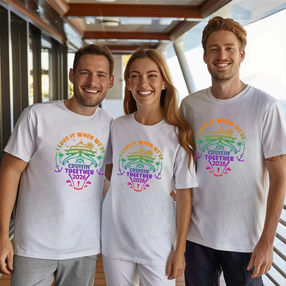 Unisex Cruise Squad 2026 Matching Cotton T-Shirt – Family Vacation & Sailing Tee