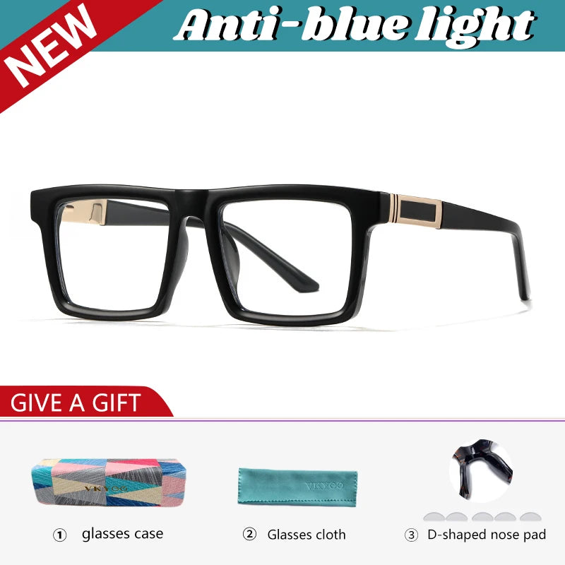 VICKY Geometric Square Large Frame Design Reading Glasses