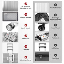 Aluminum Frame Carry On Luggage with TSA Lock