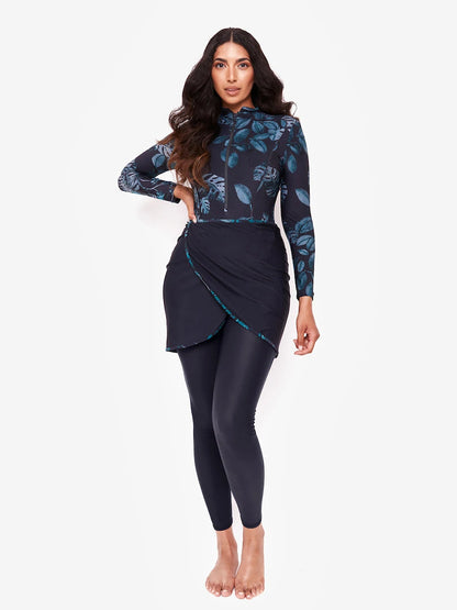 Women's Modest 3-Piece Burkini Muslim Swimwear Set