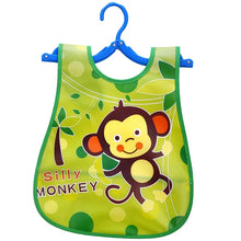 Cartoon Pattern Waterproof Feeding Bibs