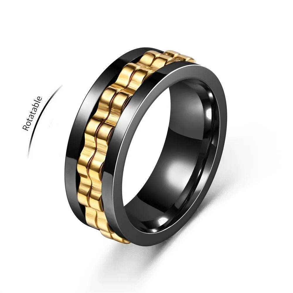 Anti Stress Stainless Steel Ring