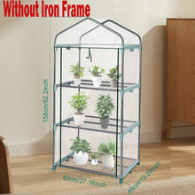 Garden Greenhouse 4 Tier Walk-in Green House Without Iron Frame