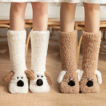 Animal Face Warm Carpet Socks