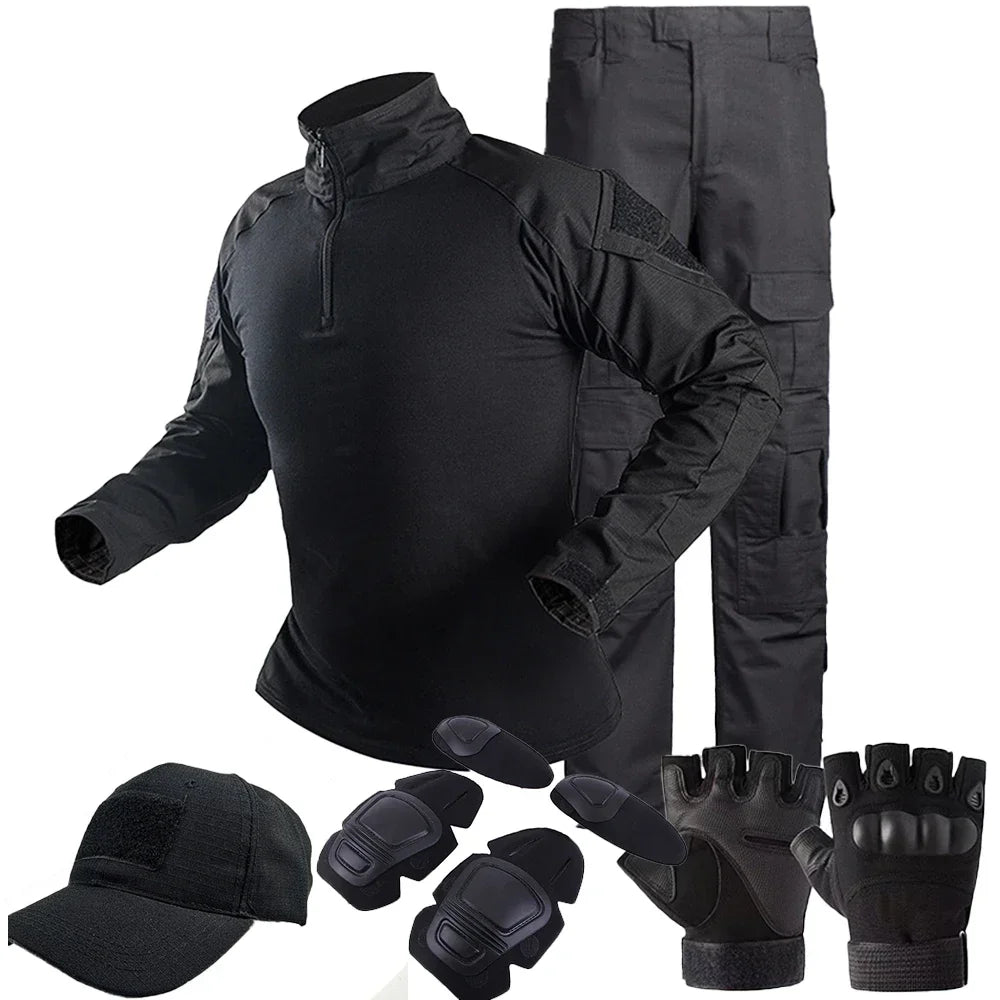 Men's Tactical All-Terrain Outdoor Uniform Suit Set