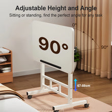 Standing Adjustable Height 23.6" - 35" and Angle 0° - 90° Space-Saving Ergonomic Desk