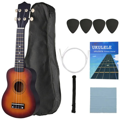 21" Basswood Small Acoustic 4 Strings Guitar
